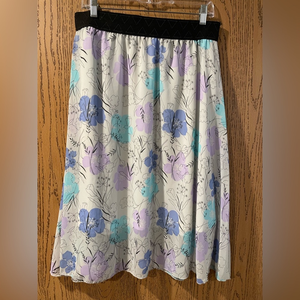 Floral Women's Skirt - Multicolor